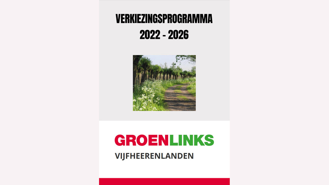 Verkiezingsprogramma 2022-2026